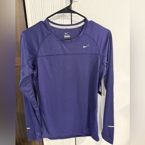 Women’s Nike Dri Fit Running Shirt in Deep Purple